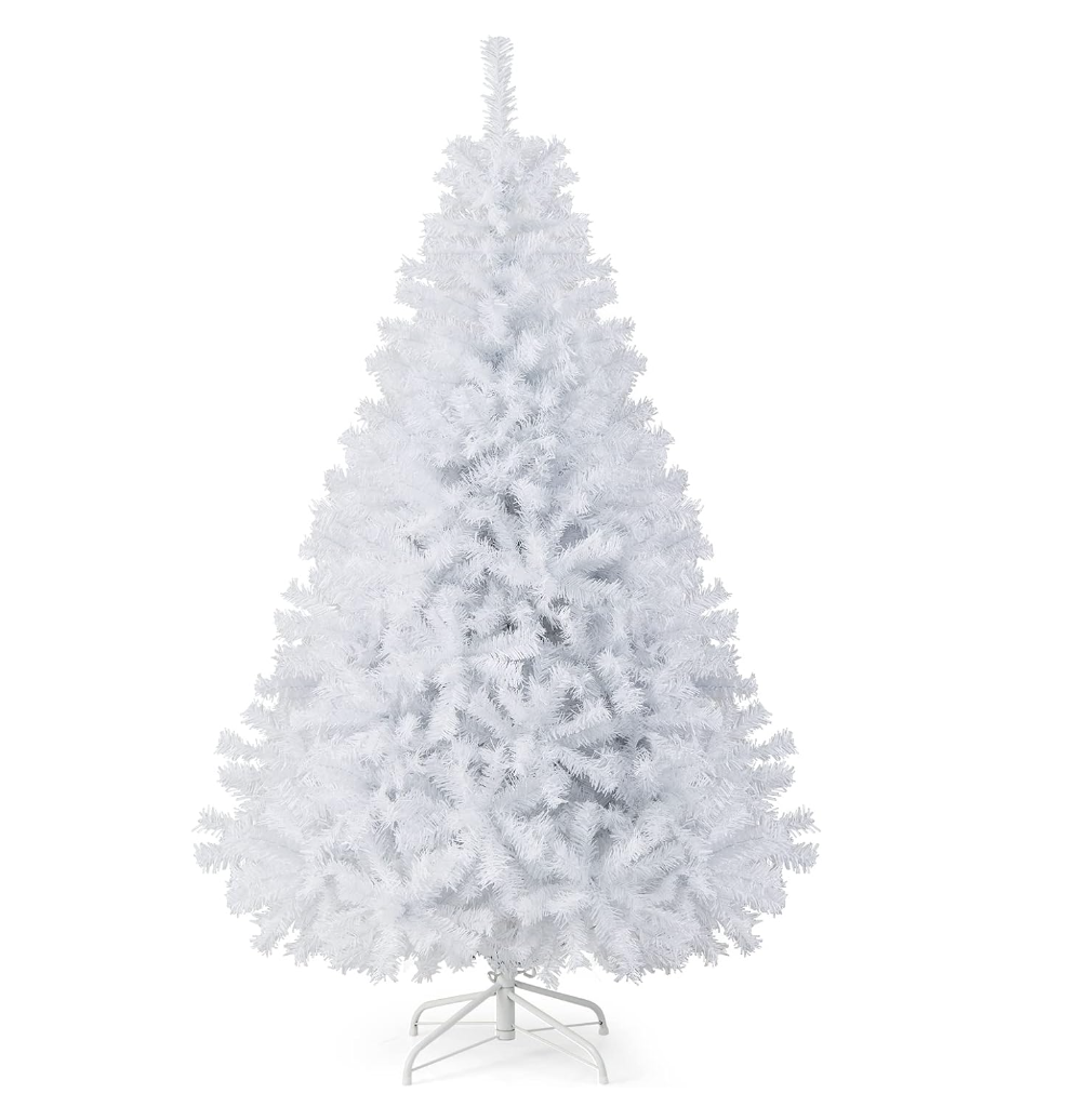  Goplus White Artificial Christmas Tree.